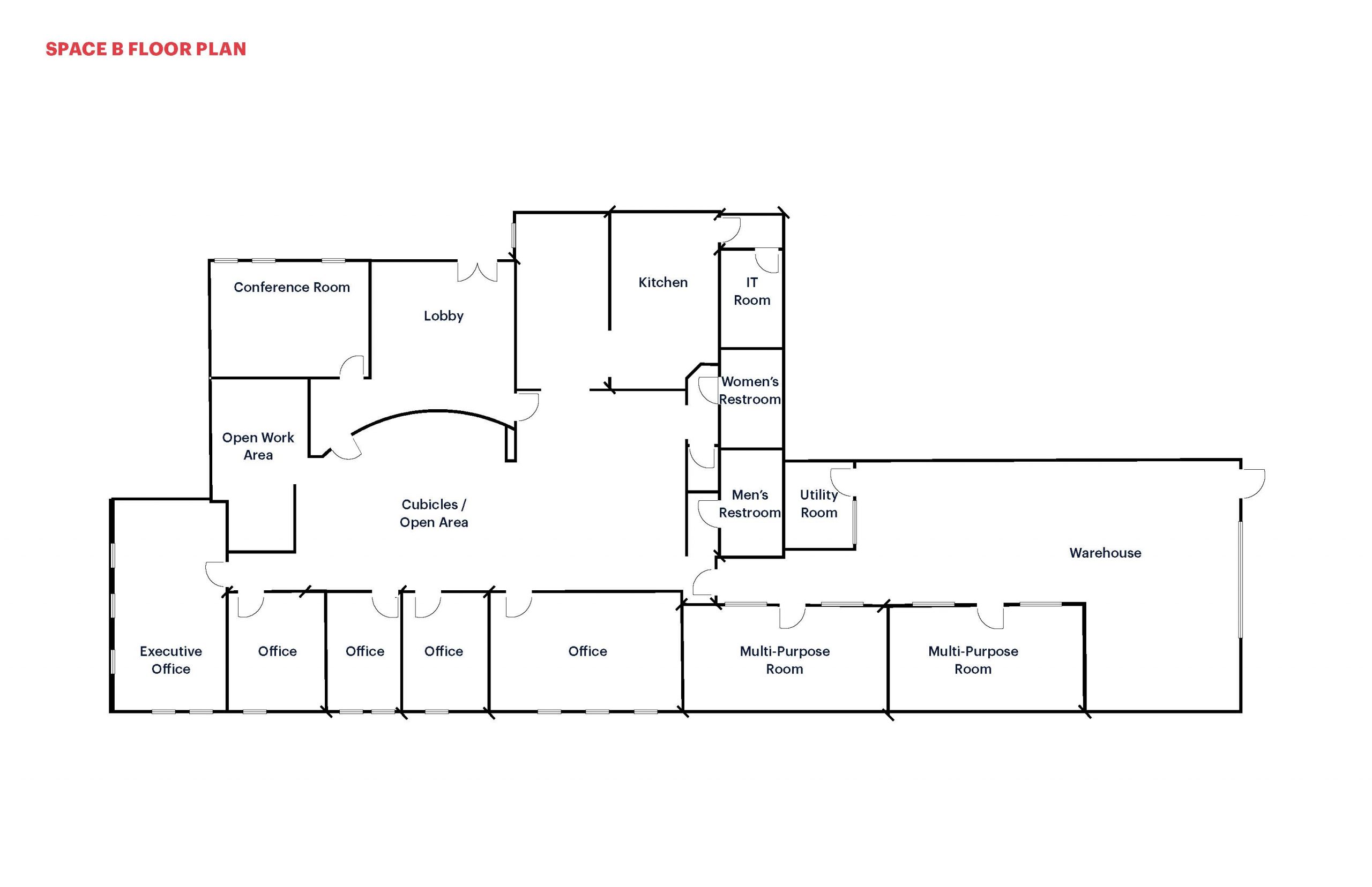 15 Corporate Drive Wayne, NJ 07470 USA Offlist Commercial Real Estate Space B Floor Plan